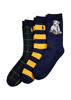 Polo Ralph Lauren Zestaw 3 par wysokich skarpet dziecięcych 444P03154001 Kolorowy ze sklepu MODIVO w kategorii Skarpetki dziecięce - zdjęcie 185833925
