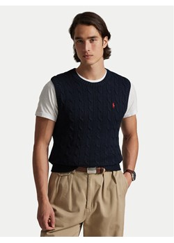 Polo Ralph Lauren Sweter 710979113002 Granatowy Regular Fit ze sklepu MODIVO w kategorii Swetry męskie - zdjęcie 185833928