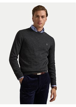 Polo Ralph Lauren Sweter 710946143003 Szary Slim Fit ze sklepu MODIVO w kategorii Swetry męskie - zdjęcie 185833957