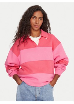 Roxy Bluza Cross Your Mind ERJFT05015 Różowy Boxy Fit ze sklepu MODIVO w kategorii Bluzy damskie - zdjęcie 185834085