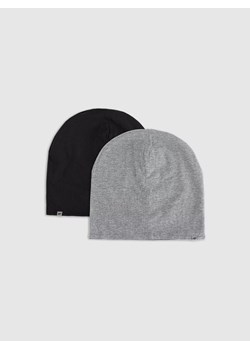 Dziecięca czapka beanie dwustronna 4F 4FJWAW25ACAPU603 - szara ze sklepu Sportstylestory.com w kategorii Czapki dziecięce - zdjęcie 185837806