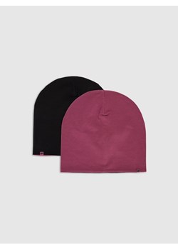 Dziecięca czapka beanie dwustronna 4F 4FJWAW25ACAPU603 - różowa ze sklepu Sportstylestory.com w kategorii Czapki dziecięce - zdjęcie 185837815