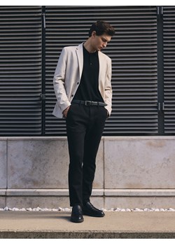 Reserved - Jeansy chino slim fit - czarny ze sklepu Reserved w kategorii Jeansy męskie - zdjęcie 185838696