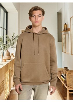 Sinsay - Bluza hoodie basic - brązowy ze sklepu Sinsay w kategorii Bluzy męskie - zdjęcie 185838868