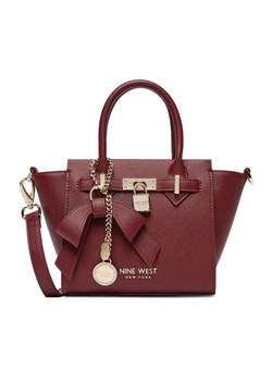 Torebka Nine West CEO-Chelsea-Charm-I-LX10187 Bordowy ze sklepu eobuwie.pl w kategorii Torby Shopper bag - zdjęcie 185839429