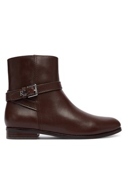 Botki LAUREN RALPH LAUREN Brooke II 802974382002 Brązowy ze sklepu eobuwie.pl w kategorii Botki - zdjęcie 185839456