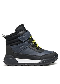 Śniegowce Geox J Trekkyup B Abx J46MBE 0MEMS C0749 M Granatowy ze sklepu eobuwie.pl w kategorii Buty zimowe dziecięce - zdjęcie 185839527
