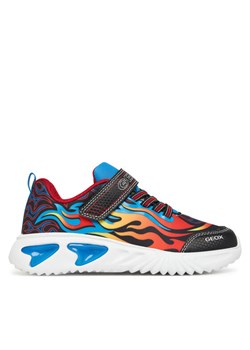 Sneakersy Geox J Assister J56DZB 014CE C9221 D Czarny ze sklepu eobuwie.pl w kategorii Buty sportowe dziecięce - zdjęcie 185839547