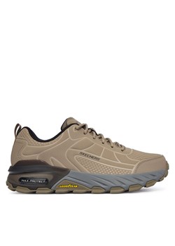 Trekkingi Skechers Max Protect 237672 TPBK Brązowy ze sklepu eobuwie.pl w kategorii Buty trekkingowe męskie - zdjęcie 185841687