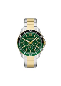 Zegarek Armani Exchange Spencer Chronograph AX1966 Srebrny ze sklepu eobuwie.pl w kategorii Zegarki - zdjęcie 185841739