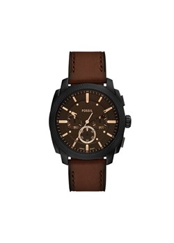 Zegarek Fossil Machine Chronograph FS6101 Brązowy ze sklepu eobuwie.pl w kategorii Zegarki - zdjęcie 185841776