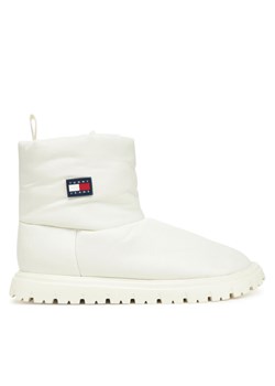 Śniegowce Tommy Jeans Tjw Snow Boot EN0EN02823 Biały ze sklepu eobuwie.pl w kategorii Śniegowce damskie - zdjęcie 185841799