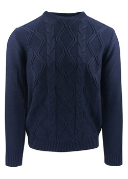 Sweter dla Mężczyzny - Lasota - Okrągły Dekolt, Granat SWLSTAarmandoGRAN ze sklepu JegoSzafa.pl w kategorii Swetry męskie - zdjęcie 185846985