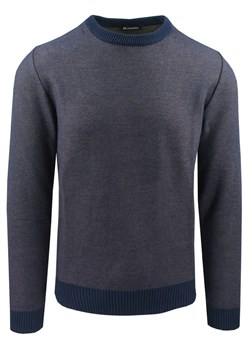 Sweter dla Mężczyzny - Lasota - U-Neck, Melanżowy Splot SWLSTAcyprianBRAZ ze sklepu JegoSzafa.pl w kategorii Swetry męskie - zdjęcie 185846988