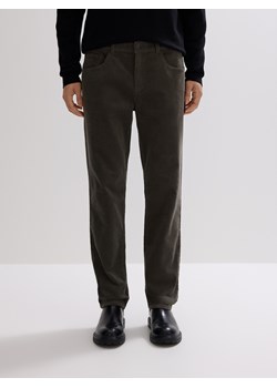 Reserved - Bawełniane spodnie slim fit - jasny zielony ze sklepu Reserved w kategorii Spodnie męskie - zdjęcie 185848419