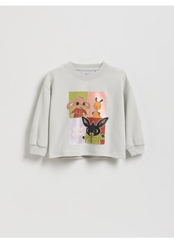 Reserved - Bluza Bing - jasnoszary ze sklepu Reserved w kategorii Bluzki dziewczęce - zdjęcie 185848505