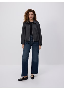 Reserved - Jeansy wide leg z przeszyciami - indigo jeans ze sklepu Reserved w kategorii Jeansy damskie - zdjęcie 185849116