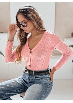 Sweter damski MELANIA różowy Dstreet MY1652 ze sklepu DSTREET.PL w kategorii Swetry damskie - zdjęcie 185850609