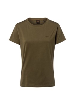 BOSS Orange Koszulka damska - C_Esogo_1 Kobiety Bawełna oliwkowy jednolity ze sklepu vangraaf w kategorii Bluzki damskie - zdjęcie 185851015