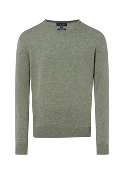Andrew James Męski sweter z dzianiny Mężczyźni Kaszmir seledynowy marmurkowy ze sklepu vangraaf w kategorii Swetry męskie - zdjęcie 185851039