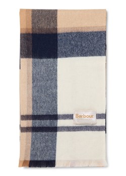 Barbour Szalik damski Kobiety Wełna jagnięca beżowy w kratkę ze sklepu vangraaf w kategorii Szaliki i chusty damskie - zdjęcie 185851218