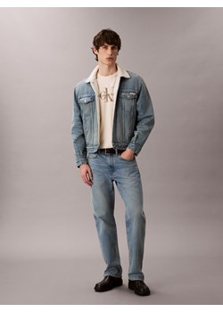 Calvin Klein Jeans Koszulka męska Mężczyźni Bawełna biały wzorzysty ze sklepu vangraaf w kategorii T-shirty męskie - zdjęcie 185851229