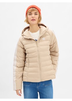 adidas Originals Damska kurtka pikowana - Slim Kobiety beżowy jednolity ze sklepu vangraaf w kategorii Kurtki damskie - zdjęcie 185851259