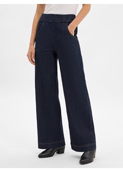 Marie Lund Dżinsy Kobiety Bawełna dark stone jednolity ze sklepu vangraaf w kategorii Jeansy damskie - zdjęcie 185851266