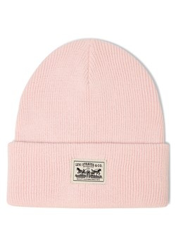 Levi's Czapka damska Kobiety Prążki różowy jednolity ze sklepu vangraaf w kategorii Czapki zimowe damskie - zdjęcie 185851287