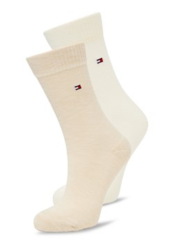 Tommy Hilfiger Skarpety w 2-paku Kobiety drobna dzianina écru jednolity ze sklepu vangraaf w kategorii Skarpetki damskie - zdjęcie 185851319