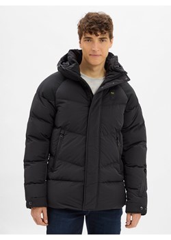 Blauer Pikowana kurtka męska Mężczyźni Sztuczne włókno czarny jednolity ze sklepu vangraaf w kategorii Kurtki męskie - zdjęcie 185851336