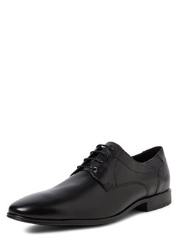 Lloyd Męskie skórzane buty sznurowane - Core 111 Mężczyźni skóra czarny jednolity ze sklepu vangraaf w kategorii Buty eleganckie męskie - zdjęcie 185851338