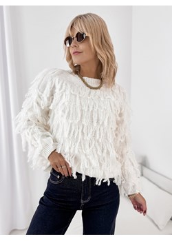 sweter leptis ecru one size ze sklepu UBRA w kategorii Swetry damskie - zdjęcie 185851556