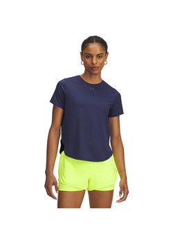 Damska koszulka do biegania Under Armour UA Launch Elite - granatowa ze sklepu Sportstylestory.com w kategorii Bluzki damskie - zdjęcie 185854945
