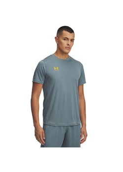 Męska koszulka treningowa Under Armour UA M\'s Challenger Train Ss - zielona ze sklepu Sportstylestory.com w kategorii T-shirty męskie - zdjęcie 185854948