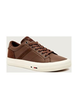 Tommy Hilfiger Skórzane sneakersy HI VULC LTH STREET ze sklepu Gomez Fashion Store w kategorii Buty sportowe męskie - zdjęcie 185855295