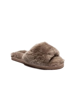 MOU Wełniane obuwie domowe SHEEPSKIN FUR SLIDE SLIPPER ze sklepu Gomez Fashion Store w kategorii Kapcie damskie - zdjęcie 185855335