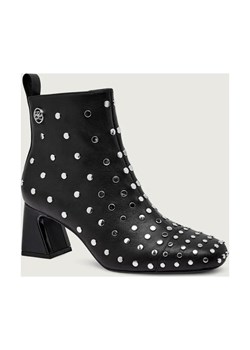 Karl Lagerfeld Skórzane botki na słupku BEATA ze sklepu Gomez Fashion Store w kategorii Botki - zdjęcie 185855367