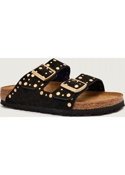 Birkenstock Skórzane klapki Arizona Rivet Border | narrow fit ze sklepu Gomez Fashion Store w kategorii Klapki damskie - zdjęcie 185855486
