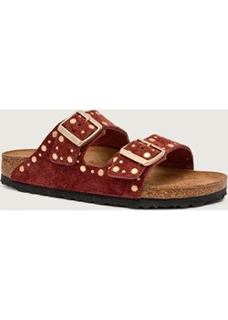 Birkenstock Skórzane klapki Arizona Rivet LEVE ze sklepu Gomez Fashion Store w kategorii Klapki damskie - zdjęcie 185855488