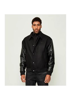 HUGO Wełniana kurtka bomber Barkus2541 | Relaxed fit ze sklepu Gomez Fashion Store w kategorii Kurtki męskie - zdjęcie 185855617
