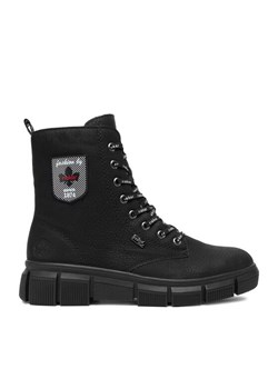 Trzewiki Rieker CEO-X3410-00 Czarny ze sklepu eobuwie.pl w kategorii Botki - zdjęcie 185859166