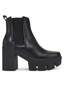 Botki United Nude Grip Chelsea Mid IV 109590116 Czarny ze sklepu eobuwie.pl w kategorii Botki - zdjęcie 185859217