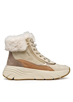 Sneakersy Geox D Diamanta D56UFB 02285 CH65A Beżowy ze sklepu eobuwie.pl w kategorii Buty sportowe damskie - zdjęcie 185859265