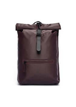 Plecak Rains Rolltop 13320 Bordowy ze sklepu eobuwie.pl w kategorii Plecaki - zdjęcie 185859268