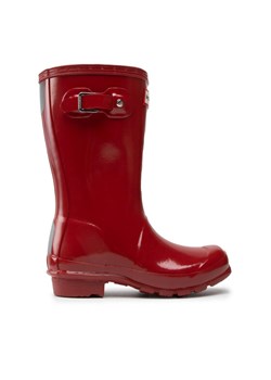Kalosze Hunter Original Kids Gloss JFT6000RGL Czerwony ze sklepu eobuwie.pl w kategorii Kalosze dziecięce - zdjęcie 185859299