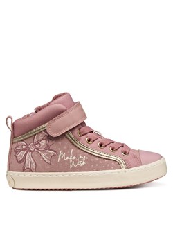 Sneakersy Geox J Kalispera J744GI 0DHBC C8A2U D Różowy ze sklepu eobuwie.pl w kategorii Buty sportowe dziecięce - zdjęcie 185859379