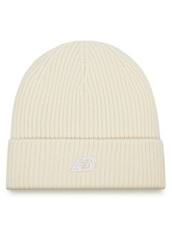 Czapka New Balance Winter Watchman Beanie Patch V3.0 LAH53008PEF Beżowy ze sklepu eobuwie.pl w kategorii Czapki zimowe męskie - zdjęcie 185859565