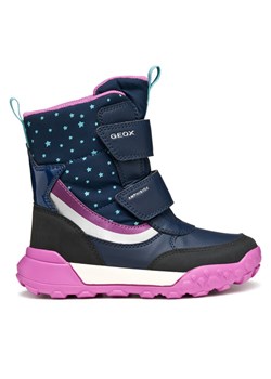 Śniegowce Geox J Trekkyup B Ab J56M7A 0MNBC C4269 M Granatowy ze sklepu eobuwie.pl w kategorii Buty zimowe dziecięce - zdjęcie 185859566
