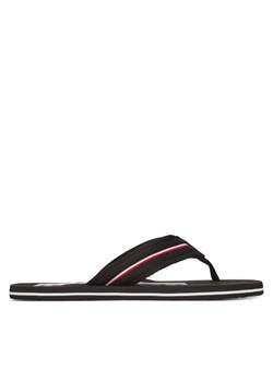 Japonki Tommy Hilfiger Corporate Hilfiger Beach FM0FM05436 Czarny ze sklepu eobuwie.pl w kategorii Klapki męskie - zdjęcie 185859568
